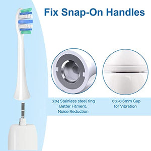 Toothbrush Replacement Heads, Compatible with All Phillips Sonicare Snap-On Electric Toothbrushes