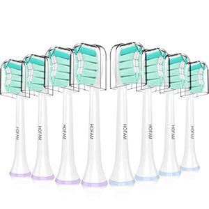 Toothbrush Replacement Heads for Philips Sonicare Heads, Electric Brush Head Compatible with Phillips Sonic Care Head, 8 Pack