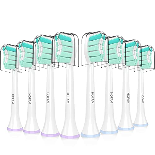 Toothbrush Replacement Heads for Philips Sonicare Heads, Electric Brush Head Compatible with Phillips Sonic Care Head, 8 Pack