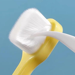 KnocKconK Cat Toothbrush, Soft Smal Dog Dental Toothbrush Silicone, Easy Teeth Cleaning Head, Pet Deep Clean Dense Brush, Safe and Effective Oral Care, Brush Away Bad Breath, Easy to Handle, 2 Pack