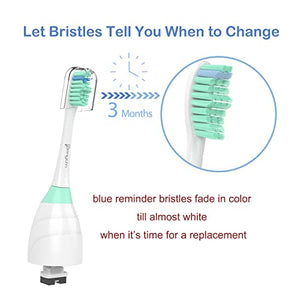 Senyum Replacement Toothbrush Heads Compatible with Philips Sonicare Electric Toothbrushes Screw-on, 8 Pack