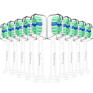 Toptheway Toothbrush Replacement Heads Compatible with Philips Sonicare ProtectiveClean DiamondClean C2 G2 W 4100 5100 Plaque Control, 10 Pack
