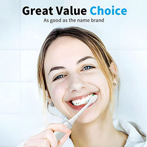 USHON Replacement Toothbrush Heads for Philips Sonicare Replacement Heads, Brush Heads Compatible with Phillips Sonicare Snap-on Electric Tooth Brushes, 8 Pack