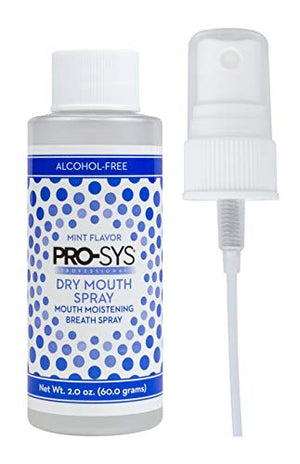 PRO-SYS® Dry Mouth Spray, Alcohol-Free, Sugar-Free, Mild Mint, 2 fl. oz. – 1 Bottle