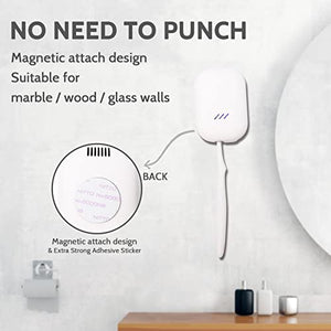 GFU Toothbrush Sanitizer Case, Rechargeable Portable Toothbrush Cleaner, Fits for All Toothbrushes Head, Used for Home, Travel, Camping, Business Trip (White)