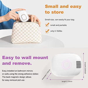 Hipykat Toothbrush Sanitizeri Case with U V-C Lights, Dryer Heating, Fan Drying - Rechargeable Portable Toothbrush Cover, Magnetic Wall Mount Sterilizeri Box for Home, Travel & Fits All Toothbrushes