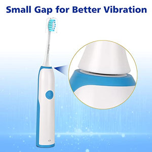 OralClass Replacement Toothbrush Heads Compatible with Sonicare Toothbrushes, Medium Soft Electric Brush Head Refills for Philips Sonic Care Click on Handles 4100 5100 HX6250 C G W 2 3 Series, 8 Pack