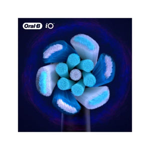 Oral-B iO Ultimate Clean Electric Toothbrush Head, Twisted & Angled Bristles for Deeper Plaque Removal, Pack of 4 Toothbrush Heads, Black