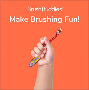 Brush Buddies Blippi Kids Toothbrushes, Manual Toothbrushes for Kids, Toothbrush for Toddlers 2-4 Years, Blippi Childrens Toothbrush, Soft Toothbrushes, 2PK