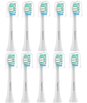 Gypoirul Toothbrush Replacement Heads Compatible with Philips Sonicare Replacement Heads, Electric Brush Head for 4100 5100 6100 9023 W Optimal Plaque Control 10 Pack,