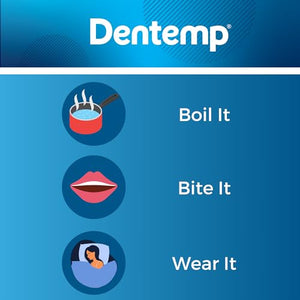 Dentemp Protect-It Custom Fit Grinding Mouth Guard 8 Pack for Grinding Teeth at Night - Night Guards for Teeth Grinding & Sleep