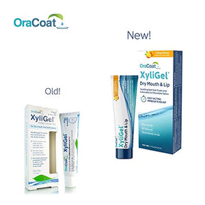 OraCoat XyliGel 1 Pack Soothing Dry Mouth Moisturizing Relief Gel with Xylitol, Sugar Free, for Dry Mouth, Stimulates Saliva Production, Non-Acidic, Daytime and Night Time Use