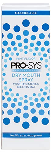 PRO-SYS® Dry Mouth Spray, Alcohol-Free, Sugar-Free, Mild Mint, 2 fl. oz. – 1 Bottle