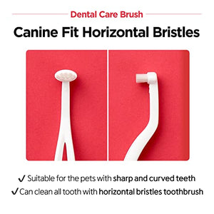 JAYU PET Dental Care Brush [Soft Bristles] - Cat Toothbrush, Toothbrush for Small Dogs, Feline Toothbrush, Cat Dental Treat, Removing Bad Breath, Plaque, Tartar, Cat Teeth Brushing & Easy Cleaning