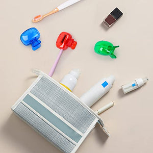 Waenerec 6 Pack Toothbrush Covers Portable Toothbrush Protector Coverings Clips Toothbrush Storage Head Cover Cap for Kids Bathroom Home Travel Toothbrush Case