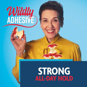 Sea Bond Secure Denture Adhesive Seals, Fresh Mint Lowers, Zinc-Free, All-Day-Hold, Mess-Free, 30 Count (Pack of 1)