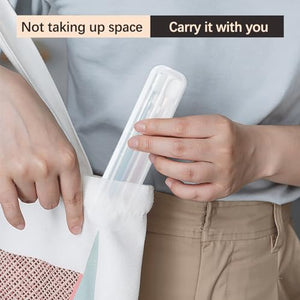 2 Packs Toothbrush Case, Lapfoon Toothbrush Travel Holder for Manual Toothbrushes, Toothbrush Travel Essentials, Travel Size Containers for Toothbrushes