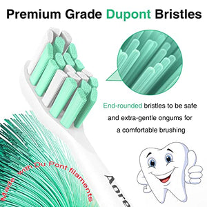 Aoremon Replacement Toothbrush Heads for Philips Sonicare - Compatible with Sonicare 4100 5100 C1 C2 HX9023/65 Replacement Heads, 10 Pack