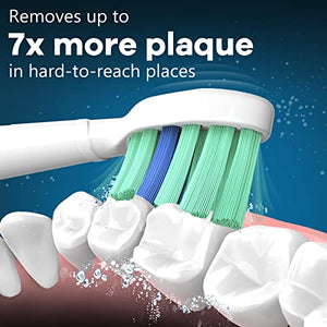 Toptheway Toothbrush Replacement Heads Compatible with Philips Sonicare ProtectiveClean DiamondClean C2 G2 W 4100 5100 Plaque Control, 10 Pack