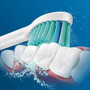 Philips Genuine Sonicare Pro Results Brush Heads, White, Pack of 4 - HX6014/07