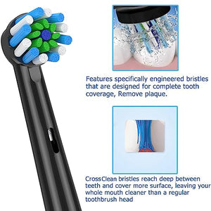 AOBAMA Replacement Toothbrush Heads Fits Oral B Brush for Replacement Brush Head Clean Heads for Oral B Pro1000/1500/Pro300