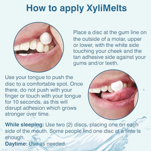 XyliMelts for Dry Mouth, Mint-Free, 80-Count Box