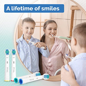 Milos Electric Toothbrush Heads - 16 Pack, Professional Toothbrush Replacement Heads, Compatible with Oral-B Toothbrushes