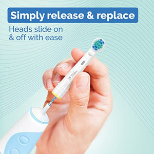 Milos Electric Toothbrush Heads - 16 Pack, Professional Toothbrush Replacement Heads, Compatible with Oral-B Toothbrushes