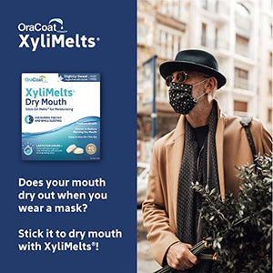 XyliMelts for Dry Mouth, Mint-Free, 80-Count Box