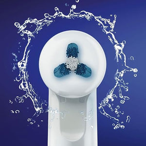 Oral-B Interspace Electric Toothbrush Head, Deep Plaque Remover, Pack of 2, Cleans Between Teeth, White