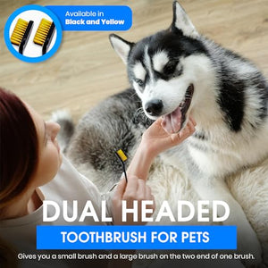 2023 Upgraded Dog Toothbrush New 8-Pack, Pet Cat Toothbrush, Small Dog Cat Toothbrushes, Large Breed Care Tooth Brush, Dental Brushing For Pets