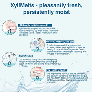 XyliMelts for Dry Mouth, Mint-Free, 80-Count Box