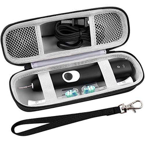 Toothbrush Travel Case Compatible with Philips for Sonicare for ProtectiveClean 4100 6100 5100 6500 7500/ for Oral-B Pro 1000 5000 7500 7000 6000 9600 Electric Toothbrush (Only Storage Holder Bag)