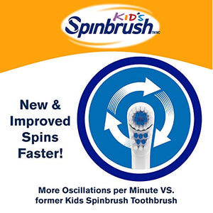 Jurassic World Kid’s Spinbrush Electric Battery Toothbrush, Soft, 1 ct