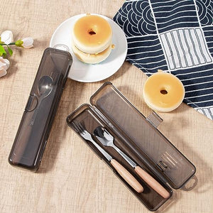 Gamdee Toothbrush Travel Case 2 Pack, Clear Black Toothbrush Case Holder Travel Size Plastic Toothbrush Holder Toothpaste Storage Container Portable for Traveling, 7.87 x 1.85 x 1.18”