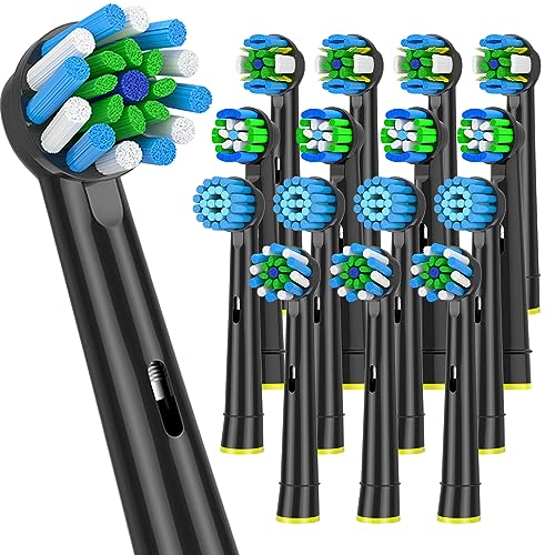 AOBAMA Replacement Toothbrush Heads Fits Oral B Brush for Replacement Brush Head Clean Heads for Oral B Pro1000/1500/Pro300