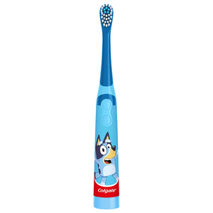 Colgate Kids Battery Powered Toothbrush Bluey, Included AA Battery, Extra Soft Bristles, 1 Pack