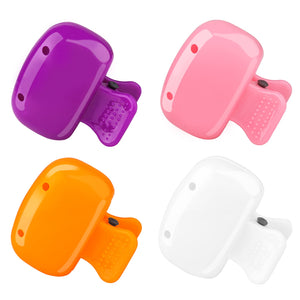 4 Pack Travel Toothbrush Head Covers Toothbrush Protector Cap Brush Pod Case Protective Portable Plastic Clip for Manual & Electric Toothbrush, Household Travel, Camping, Bathroom, School, Business