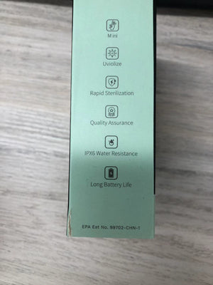 ENNVA UVC Toothbrush Sanitizer Case, Toothbrush Sterilizer, Rapid sanitize, Rechargeable & Portable Fits All Electric and Manual Toothbrushes,Safety Feature for Home and Travel