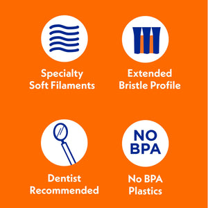 Spinbrush ARM & HAMMER PRO+ Deep Clean REFILLs– Battery Powered Toothbrush Removes 100% More Plaque- Soft Bristles -Two Replacement Heads (Packing may vary)