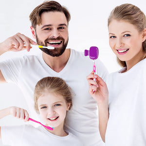 4 Pack Travel Toothbrush Head Covers Toothbrush Protector Cap Brush Pod Case Protective Portable Plastic Clip for Manual & Electric Toothbrush, Household Travel, Camping, Bathroom, School, Business
