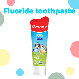 Colgate Kids Bluey Manual Toothbrush and Toothpaste Bundle