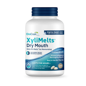 Oracoat® XyliMelts Bundle Slightly Sweet 100 Count and Slightly Sweet 40 Count, Dry Mouth Relief Products