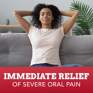 Orajel 4X for Toothache & Gum Pain: Severe Cream Tube 0.33oz- From Oral Pain Relief Brand