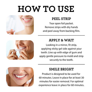 GuruNanda Teeth Whitening Strips with Coconut Oil - 14 Enamel Safe Strips for Sensitive Teeth - Non-Slip, Dry Strip Technology for Whiter Teeth - 7 Professional Treatments with 30 Minutes Fast Results