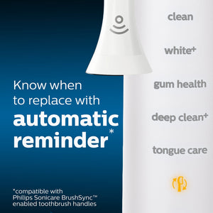 Philips Sonicare Genuine Replacement Toothbrush Heads Variety Pack, C3 Premium Plaque Control, G3 Premium Gum Care & W3 Premium White, 3 Brush Heads, White, HX9073/65