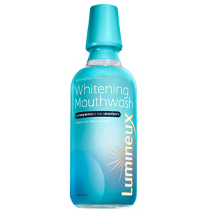 Lumineux Teeth Whitening Mouthwash 16 Oz. - Enamel Safe - Whitening Without The Sensitivity - Certified Non-Toxic - NO Alcohol, Fluoride & SLS Free