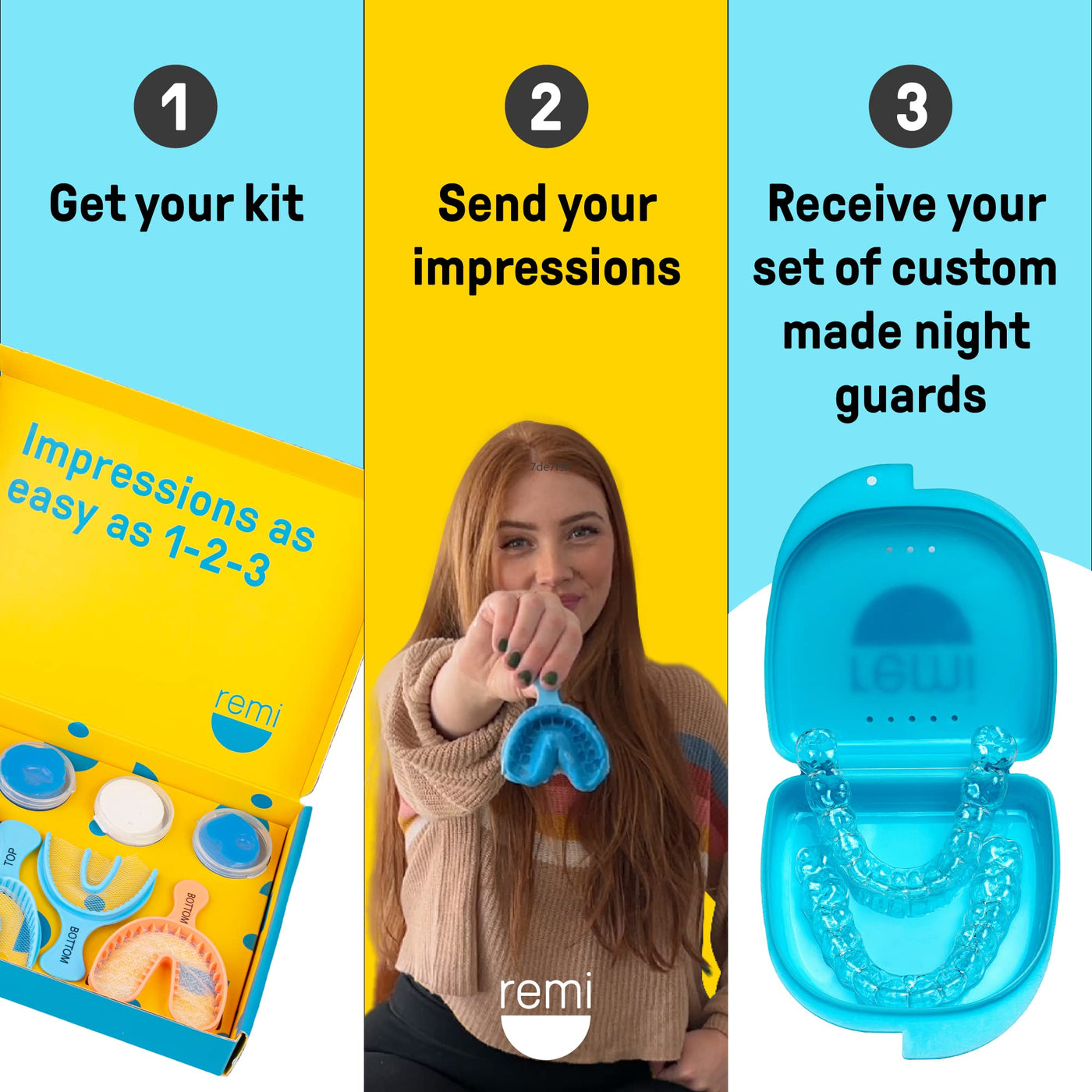 Remi at-Home Custom Night Guard Kit - Create The Best Fitting Dental G ...