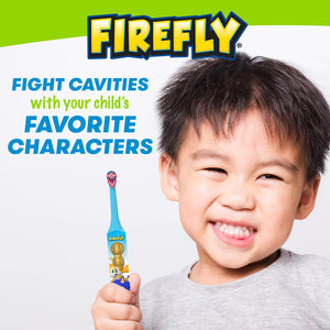 FIREFLY Clean N' Protect, Sonic The Hedgehog Toothbrush with 3D hygienic Cover, Premium Soft Bristles, Anti-Slip Grip Handle, Battery Included, Ages 3+, 1 Count