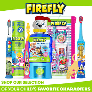 FIREFLY Clean N' Protect, Sonic The Hedgehog Toothbrush with 3D hygienic Cover, Premium Soft Bristles, Anti-Slip Grip Handle, Battery Included, Ages 3+, 1 Count